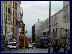 Via Marsala at Piazza dei Cinquecento is the street were we waited for the bus the first day in Rome.