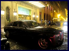 Hotel Hassler Villa Medici at Via Sistinas with a Bentley outside.