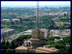 Views of Rome from St Peter's Basilica, Vatican City 029