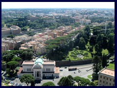 Views of Rome and Vatican City from St Peter's Basilica, Vatican City 033