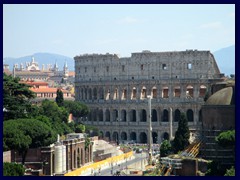 Colosseum from Monument to Victor Emanuele II towards 