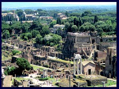 Views of Rome from Monument to Victor Emanuele II towards Forum Romanum