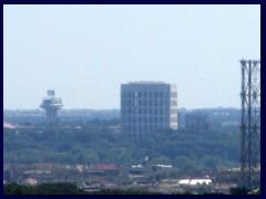 Views of Rome from Monument to Victor Emanuele II towards EUR district