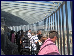 The observation deck on top of St Peter's Basilica, Vatican City