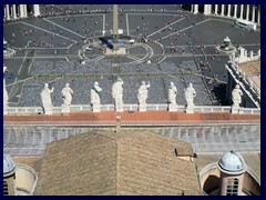 Piazza di San Pietro (St Peter's Square) from St Peter's Basilica, Vatican City