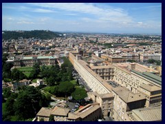 Views of Sistine Chapel, Vatican City from St Peter's Basilica, Vatican City 