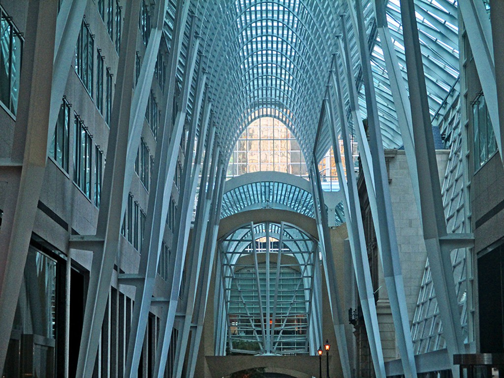 Toronto - Eaton Centre, Brookfield Place, Allen Lambert Galleria, Hockey  Hall of Fame