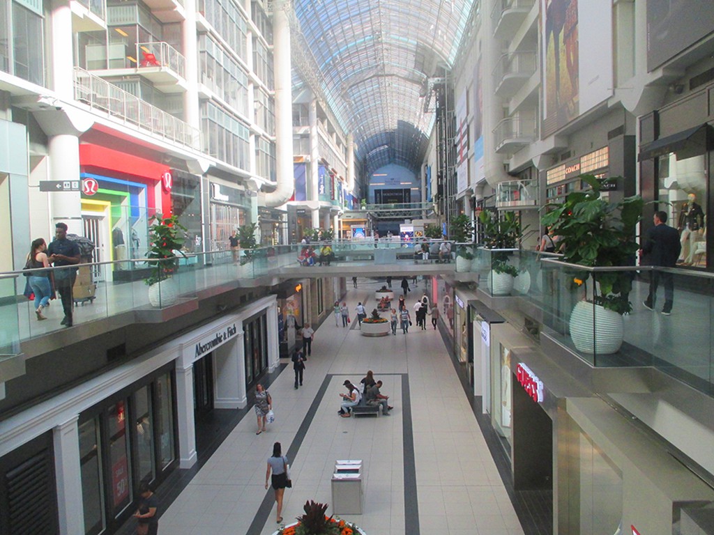 Toronto Eaton Centre, The Toronto Eaton Centre is a large s…