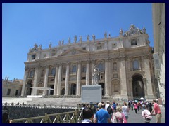 St Peter's Basilica seen from St Peter's Square