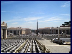 The auditorium where you somtimes can watch the pope live, St Peter's Square.