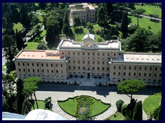 Views of Palazzo del Governatorato in Vatican City from St Peter's Basilica, Vatican City