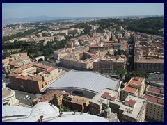 Views of Rome from St Peter's Basilica, Vatican City 036