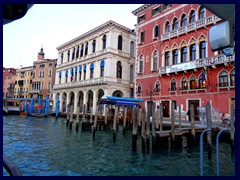 Canal Grande - Vaporette boat tour 29 - Palazzo Dolfin Manin and Palazzo Bembo hotel