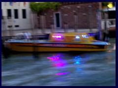 Canal Grande - Vaporette boat tour 44 - Ambulance boat