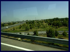 Approaching Venice by bus