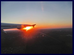 Take off from Vilnius Airport.