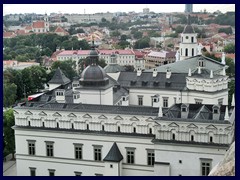 Views from Gediminas Tower: Palace of the Grand Dukes of Lithuania.