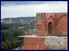 Views from Gediminas Tower, castle ruins and views