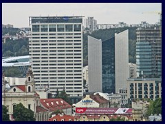 Views from Gediminas Tower: Radisson Hotel Lietuva