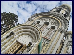 Orthodox Church of St Michael and St Constantine.  The golden spires were until recently painted in green.