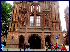 St Anne's Church is a red brick gothic church, one of two in the ensemble.