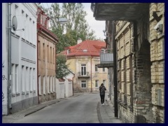  Many buildings in Uzupis are pretty rundown.