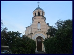 Our Lady of the Sign Russian-orthodox church, Zverynas. Built in 1903 Situated across the Neris river from Gedinomo Avenue.