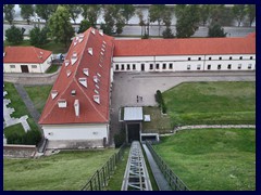 Funicular up to Gediminas Tower from the Lower Castle