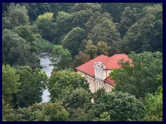 Views from Gediminas Tower: Bernardine Garden and Vilna River.