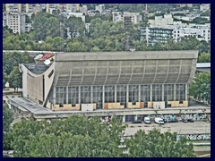 Views from Gediminas Tower: Vilnius Palace of Concerts and Sports.