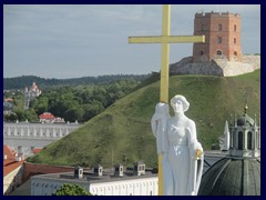 Views from the Bell Tower:  Vilnius Cathedral and Gedinimo Tower