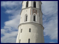 The Bell tower opposite the Cathedral on Cathedral Square has an obseration deck that can be climbed on stairs.