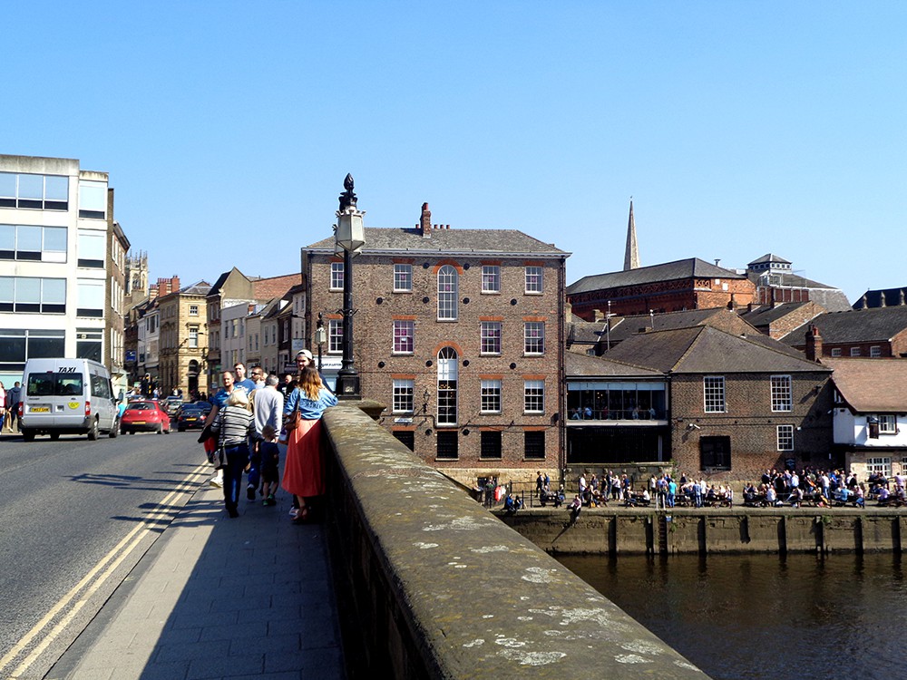 York - River Ouse, High Ousegate, Coppergate, Pavement, All Saints ...