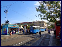 Trams at King Tomislav Square