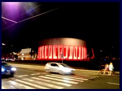 Zagreb by night 41 - Society of Fine Arts, Zrtava Fasizima Square